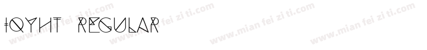 IQYHT Regular字体转换